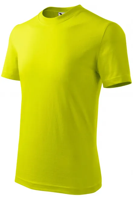 Das einfache T-Shirt der Kinder, lindgrün