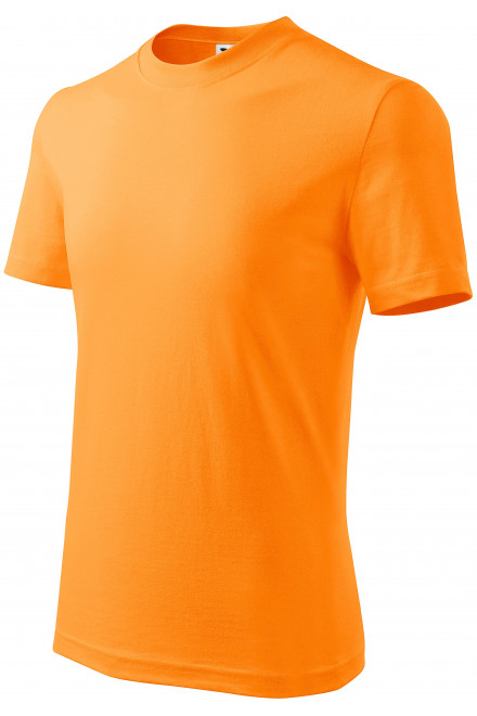 Das einfache T-Shirt der Kinder, Mandarine, Kinder-T-Shirts