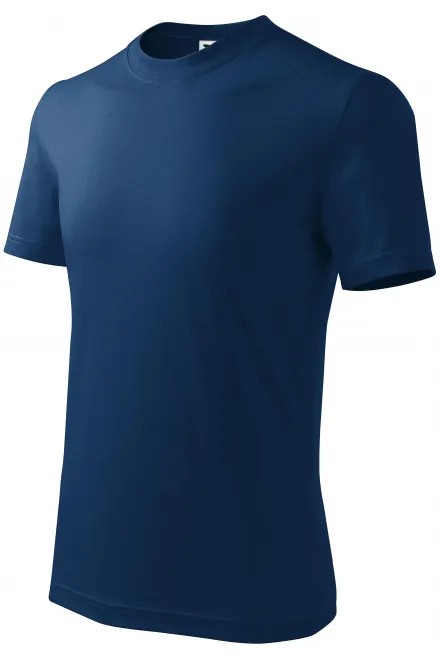 Das einfache T-Shirt der Kinder, Mitternachtsblau