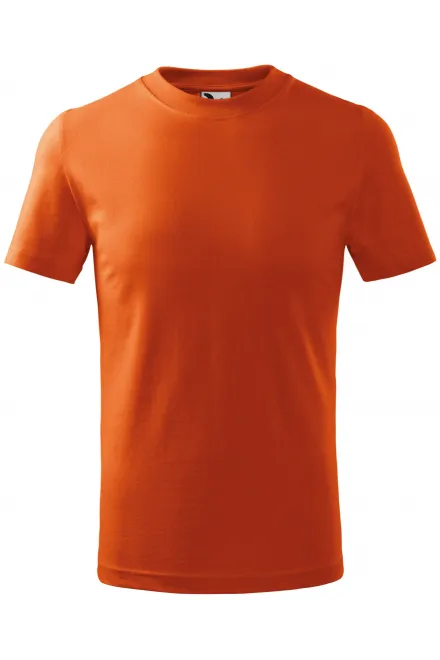 Das einfache T-Shirt der Kinder - orange, 146 cm / 10 Jahre