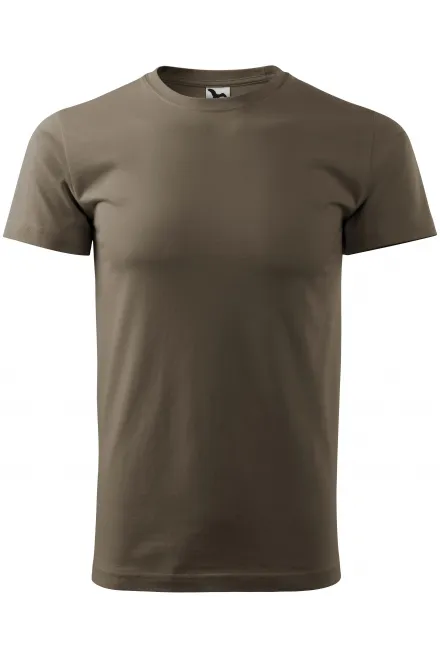 Das einfache T-Shirt der Männer - army, L