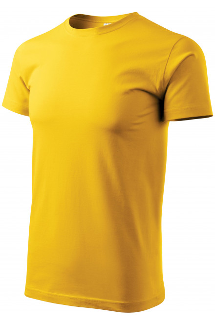 Das einfache T-Shirt der Männer, gelb, T-shirts herren