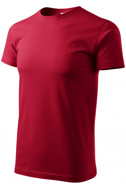 Das einfache T-Shirt der Männer, marlboro rot, T-shirts herren