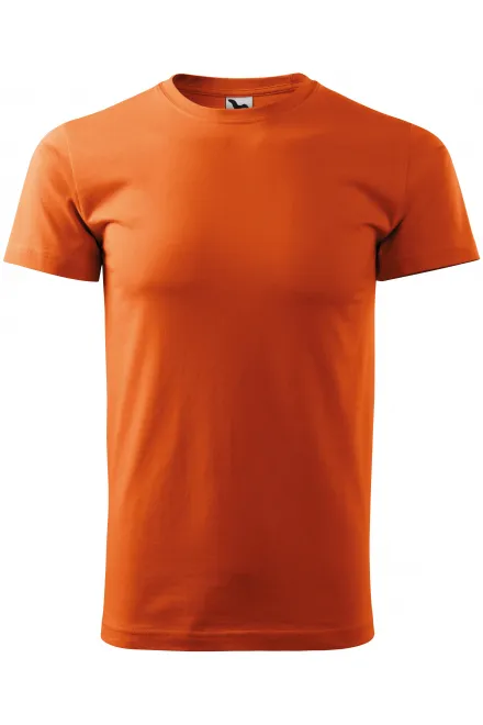 Das einfache T-Shirt der Männer - orange, L