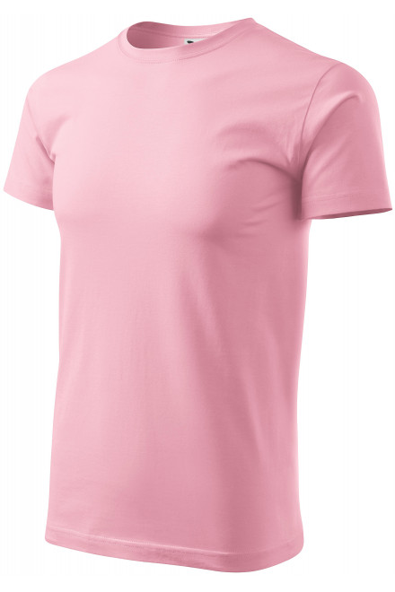 Das einfache T-Shirt der Männer, rosa, T-shirts herren