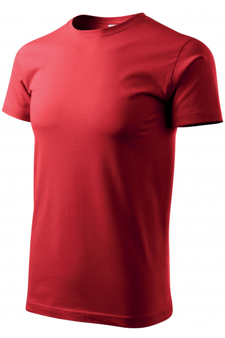Das einfache T-Shirt der Männer, rot, T-shirts herren
