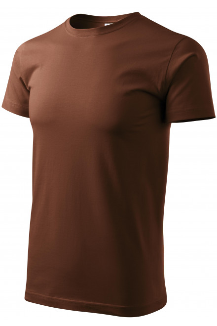 Das einfache T-Shirt der Männer, Schokolade, braune T-Shirts