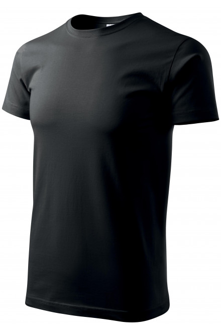Das einfache T-Shirt der Männer, schwarz, Baumwoll-T-Shirts