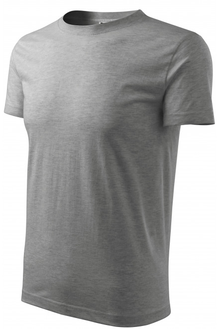 Das klassische T-Shirt der Männer, dunkelgrauer Marmor, graue T-Shirts
