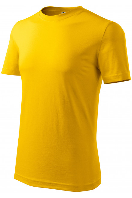 Das klassische T-Shirt der Männer, gelb, T-shirts herren