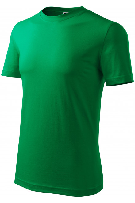 Das klassische T-Shirt der Männer, Grasgrün, T-shirts herren