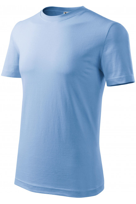 Das klassische T-Shirt der Männer, Himmelblau, T-shirts herren