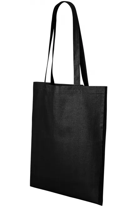 Einkaufstasche aus Baumwolle, schwarz