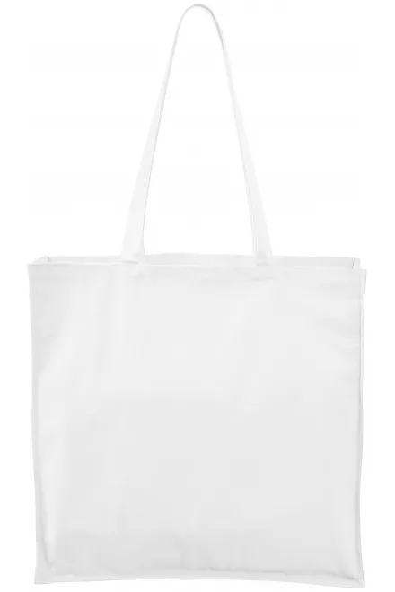 Einkaufstasche groß - weiß, uni