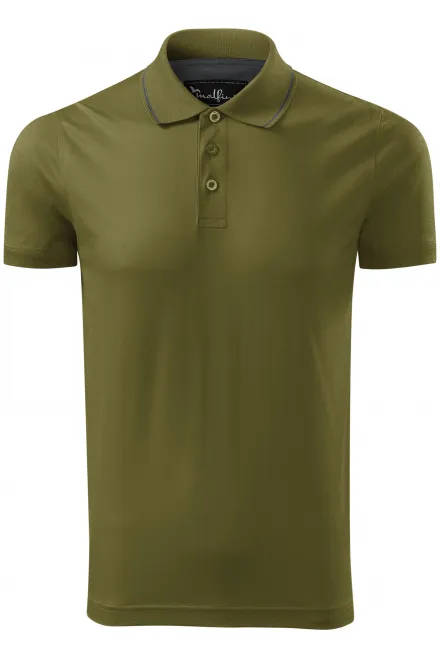 Elegantes mercerisiertes Poloshirt für Herren - Avocado, L