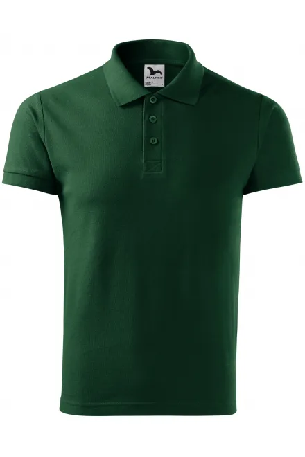 Elegantes Poloshirt für Herren - Flaschengrün, S