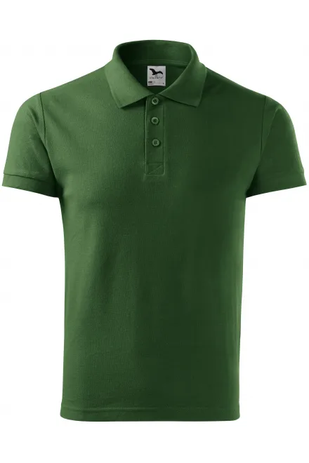 Elegantes Poloshirt für Herren - Flaschengrün, S