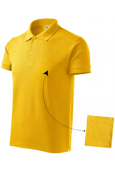 Elegantes Poloshirt für Herren, gelb
