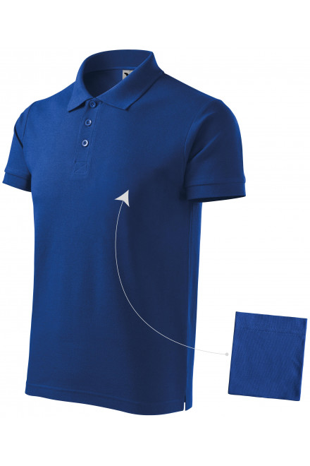 Elegantes Poloshirt für Herren, königsblau, Herren-Poloshirts
