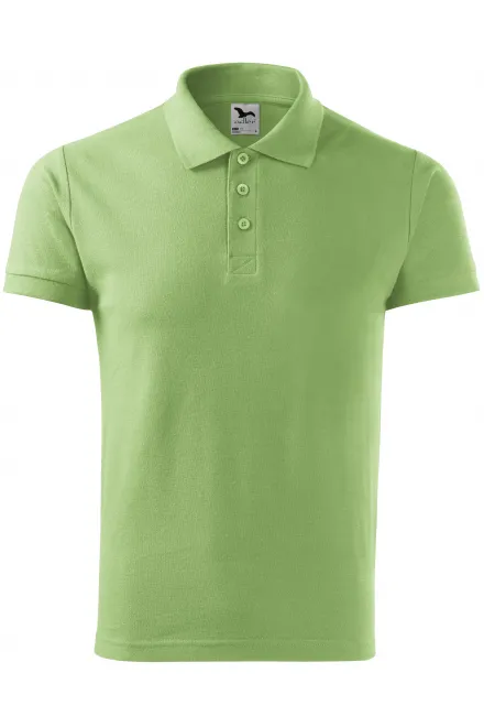Elegantes Poloshirt für Herren - erbsengrün, S
