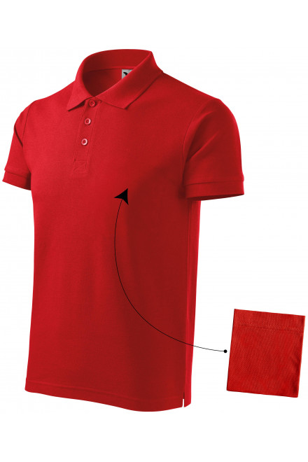 Elegantes Poloshirt für Herren, rot, Herren-Poloshirts