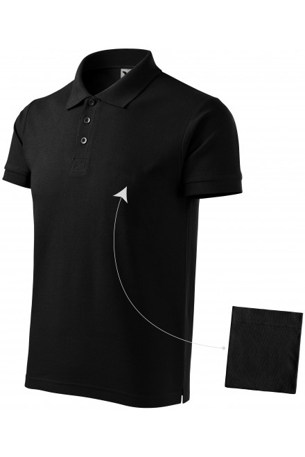 Elegantes Poloshirt für Herren, schwarz, T-shirts herren