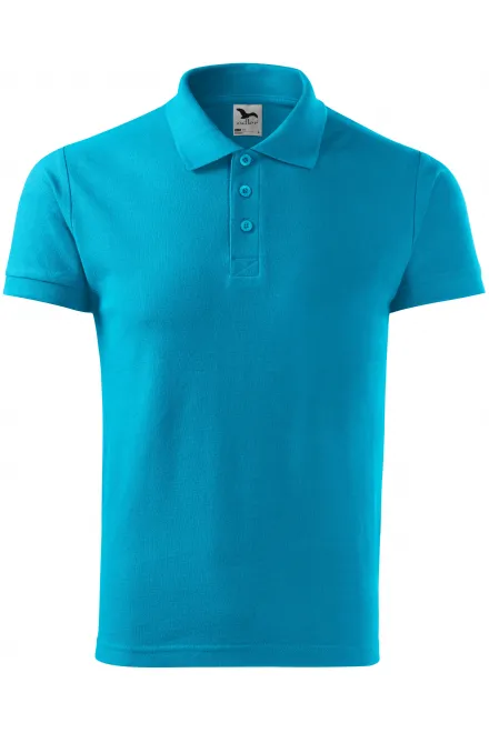 Elegantes Poloshirt für Herren - türkis, S