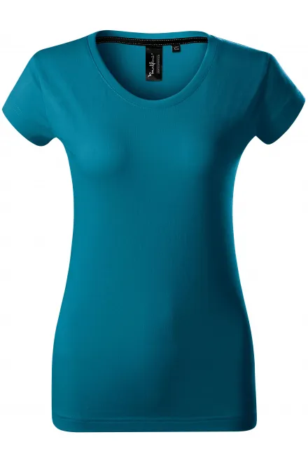 Exklusives Damen T-Shirt - petrol blue, M