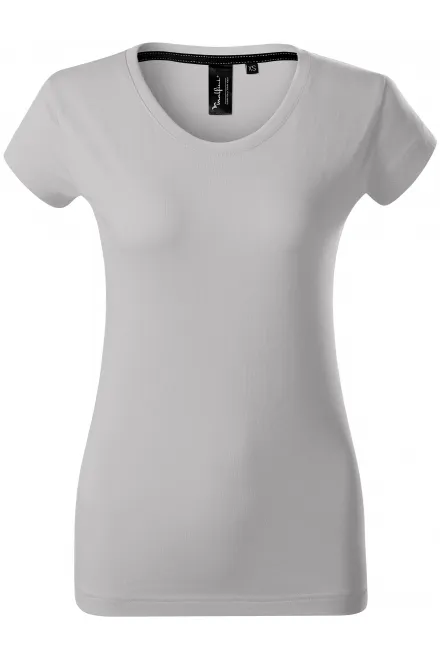 Exklusives Damen T-Shirt - Silber grau, M