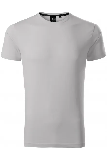 Exklusives Herren-T-Shirt - Silber grau, S