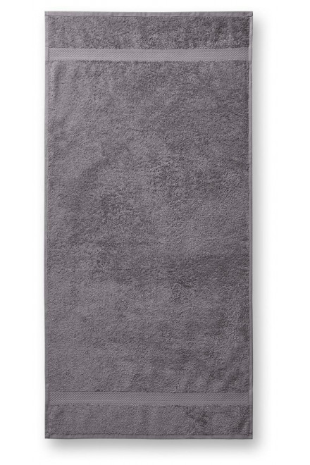 Grobes Handtuch, 70x140cm, altes Silber