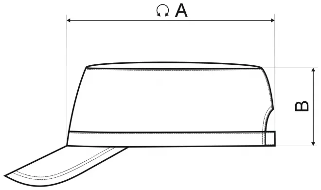 Trendige Mütze - Maßtabelle