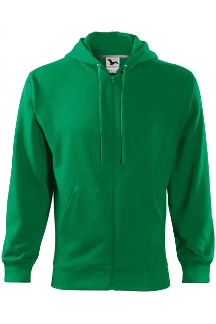 Herren Sweatshirt mit Kapuze - Grasgrün, S