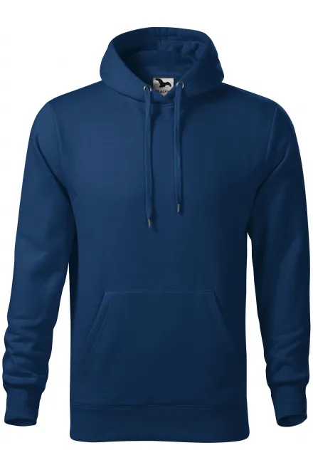 Herren Sweatshirt mit Kapuze ohne Reißverschluss - Mitternachtsblau, S