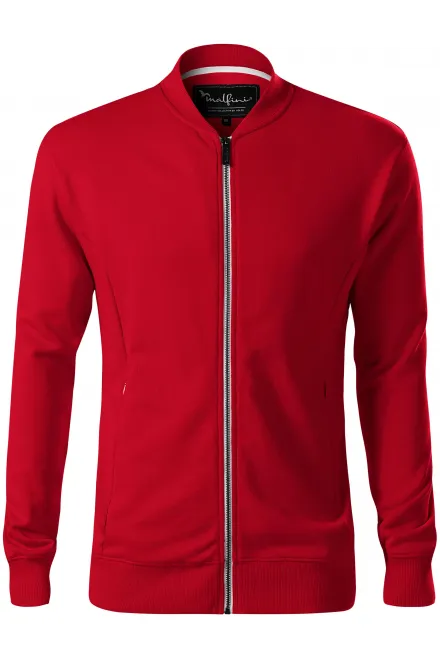 Herren Sweatshirt mit versteckten Taschen - formula red, XL