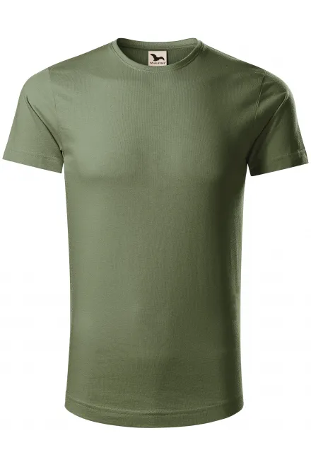 Herren T-Shirt aus Bio-Baumwolle - khaki, L