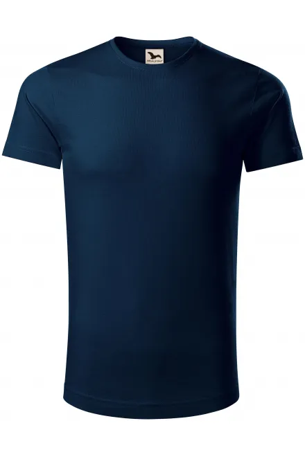 Herren T-Shirt aus Bio-Baumwolle - dunkelblau, L