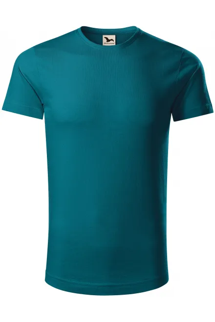 Herren T-Shirt aus Bio-Baumwolle - petrol blue, L