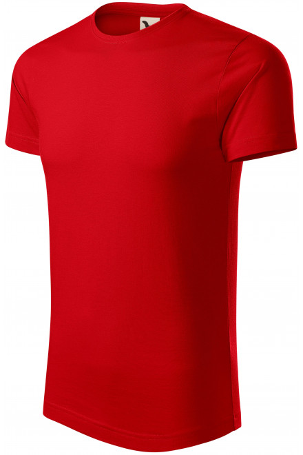 Herren T-Shirt aus Bio-Baumwolle, rot, T-shirts herren