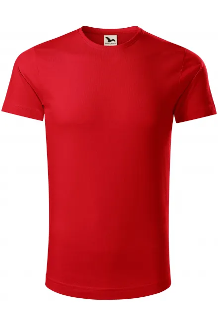 Herren T-Shirt aus Bio-Baumwolle - rot, L