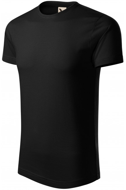 Herren T-Shirt aus Bio-Baumwolle, schwarz, Baumwoll-T-Shirts
