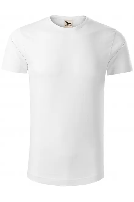 Herren T-Shirt aus Bio-Baumwolle - weiß, L