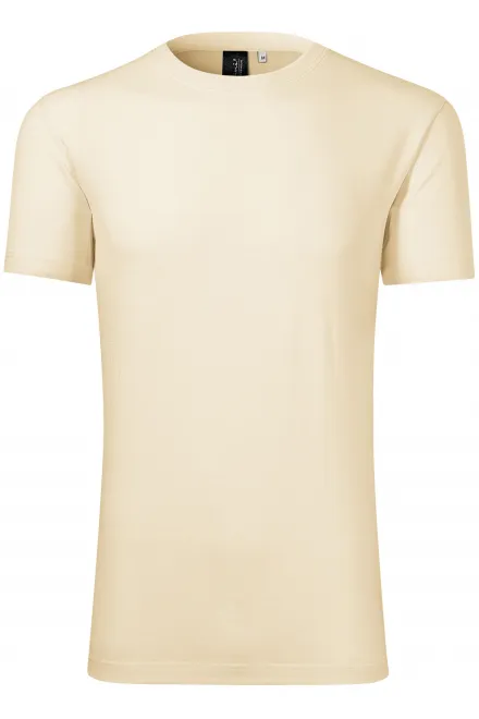 Herren T-Shirt aus Merinowolle - mandel, 3XL