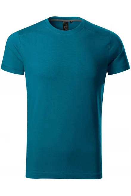 Herren T-Shirt verziert - petrol blue, M