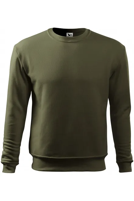 Herren/Kinder Sweatshirt ohne Kapuze - military, M