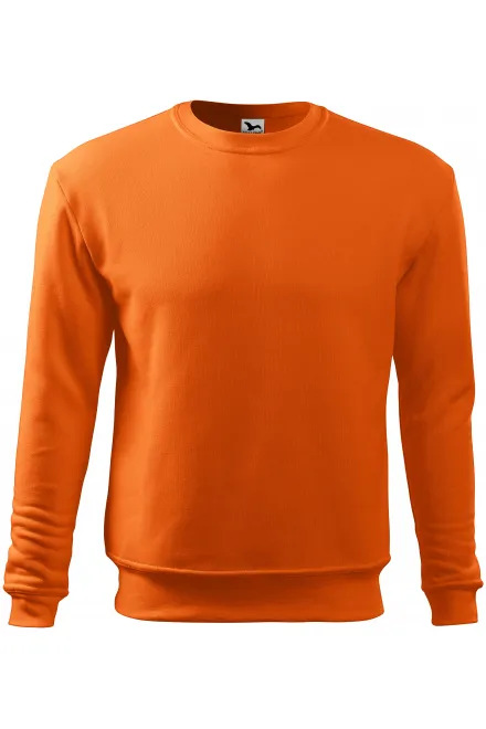 Herren/Kinder Sweatshirt ohne Kapuze - orange, M