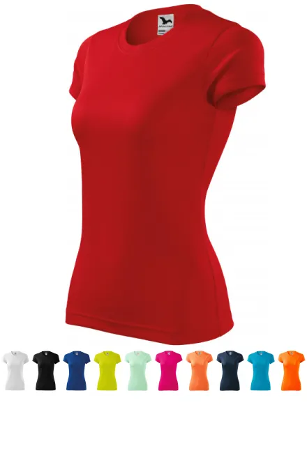 Damen Sport T-Shirt, rot