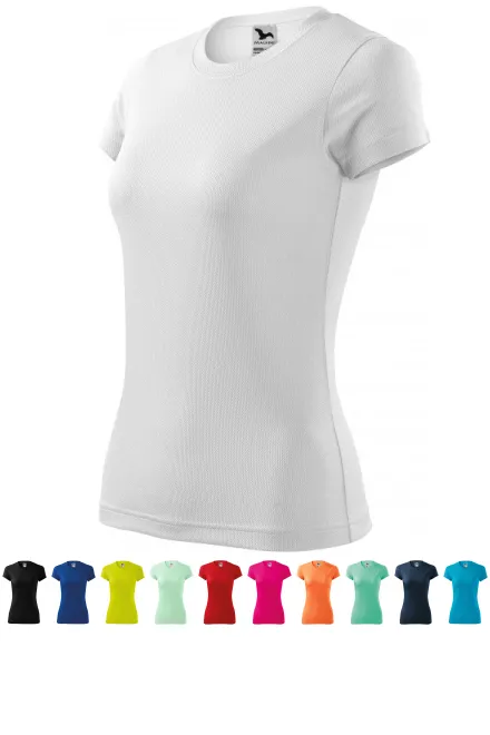 Damen Sport T-Shirt, weiß