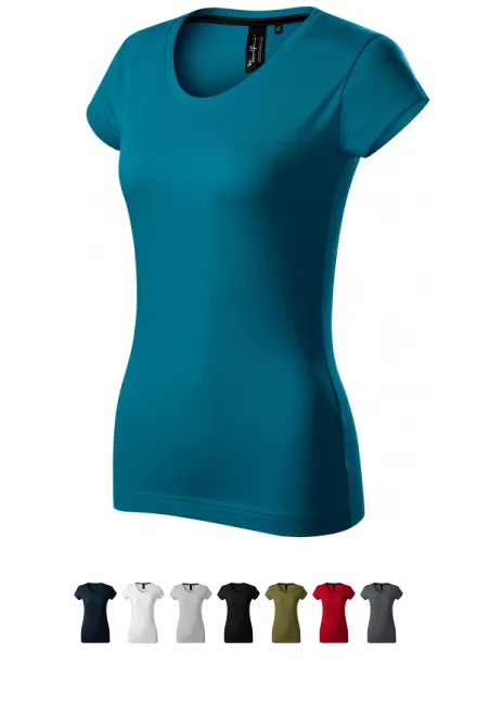 Exklusives Damen T-Shirt, petrol blue