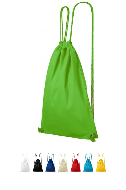 Leichter Baumwollrucksack, Apfelgrün